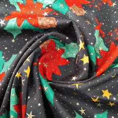 OXFORD ESTAMPADO NATAL 100% POLIÉSTER