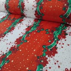 OXFORD ESTAMPADO NATAL 100% POLIÉSTER