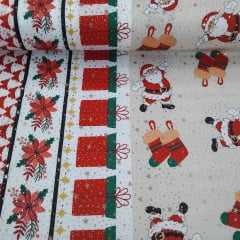 OXFORD ESTAMPADO NATAL 100% POLIÉSTER